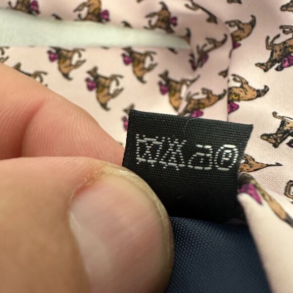 Beauxtied Pink Silk Horse Pattern Tie 100% Handmade Imported Silk - Picture 4 of 5